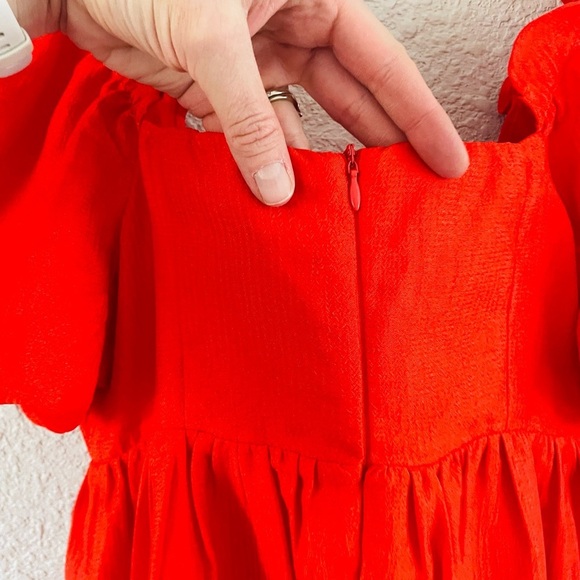 English Factory Red Mini Dress - Picture 4 of 10